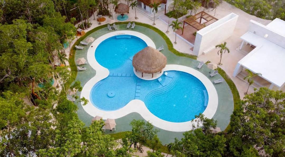 2-Bedroom Condo By The Jungle W/ Swimming Pool بويرتو موريلوس المظهر الخارجي الصورة